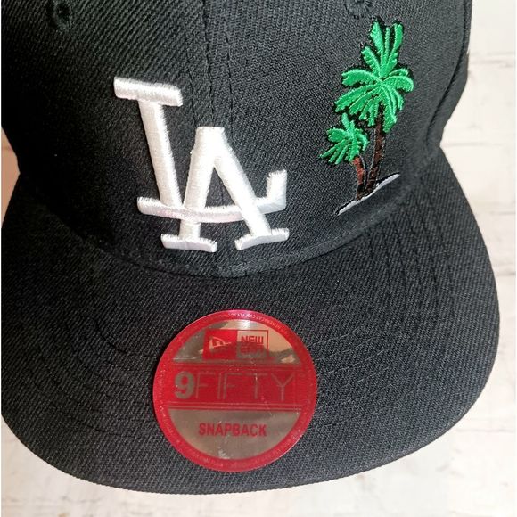 NEW ERA 9FIFTY LOS ANGELES DODGERS PALM TREE SNAPBACK HAT - Picture 3 of 7